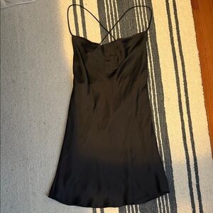 Zara Elegant Black Mini Dress